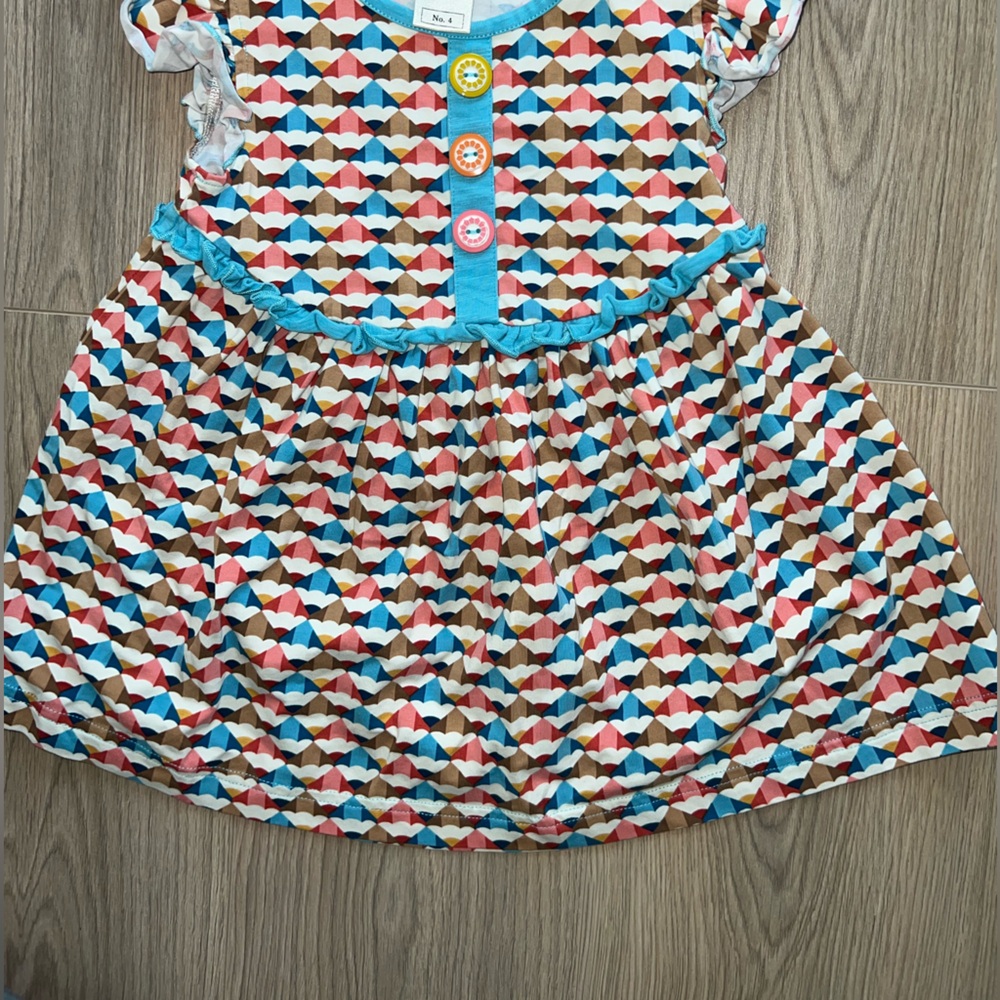 Wildflowers Colorful pencil Heart Patterned Kids Top